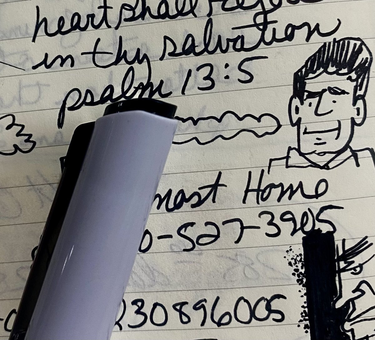 AwkwardLive's tweet image. The corner of a  #Notebook is my everyday canvas. #Doodle #Scribble #Art #PenAndInk #Drawing #Handwriting #HandWritten