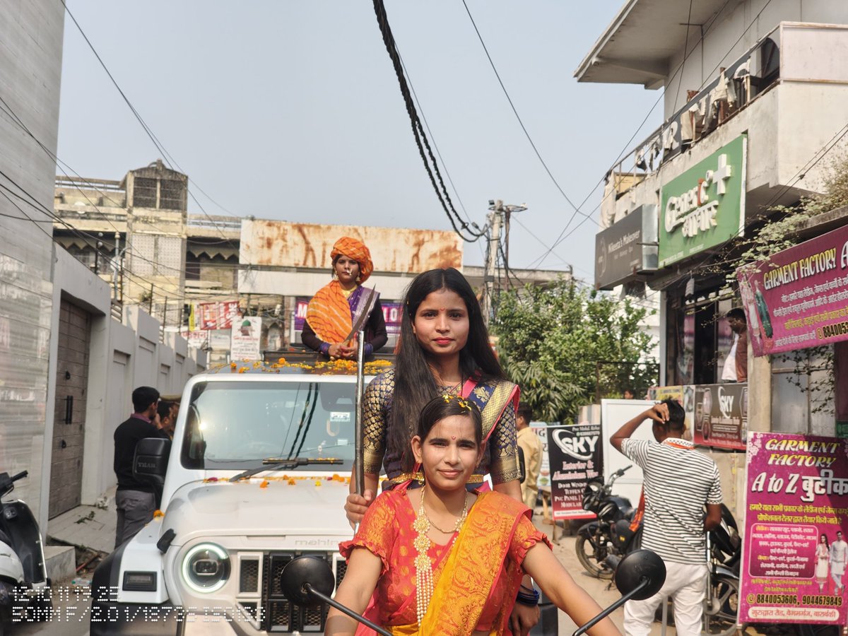 Abvp4Awadh's tweet image. &quot;स्त्री शक्ति दिवस&quot; पर अभाविप बाराबंकी जिले द्वारा भव्य शोभायात्रा का आयोजन किया गया।