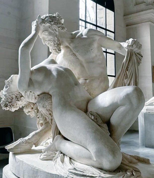 X_ArtGallery's tweet image. Satyre et Bacchante