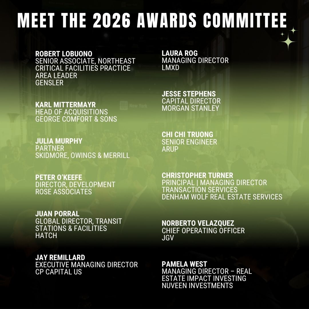 ULINewYork's tweet photo. ULI New York is proud to announce the leadership and committee behind the 2026 Awards for Excellence in Development!

🔗 Read the leadership team bios here: https://t.co/VhQfqpJb9t
🔗 Learn more about the Awards Committee here: https://t.co/qvhgIpigv2 https://t.co/QHnV51lgoK