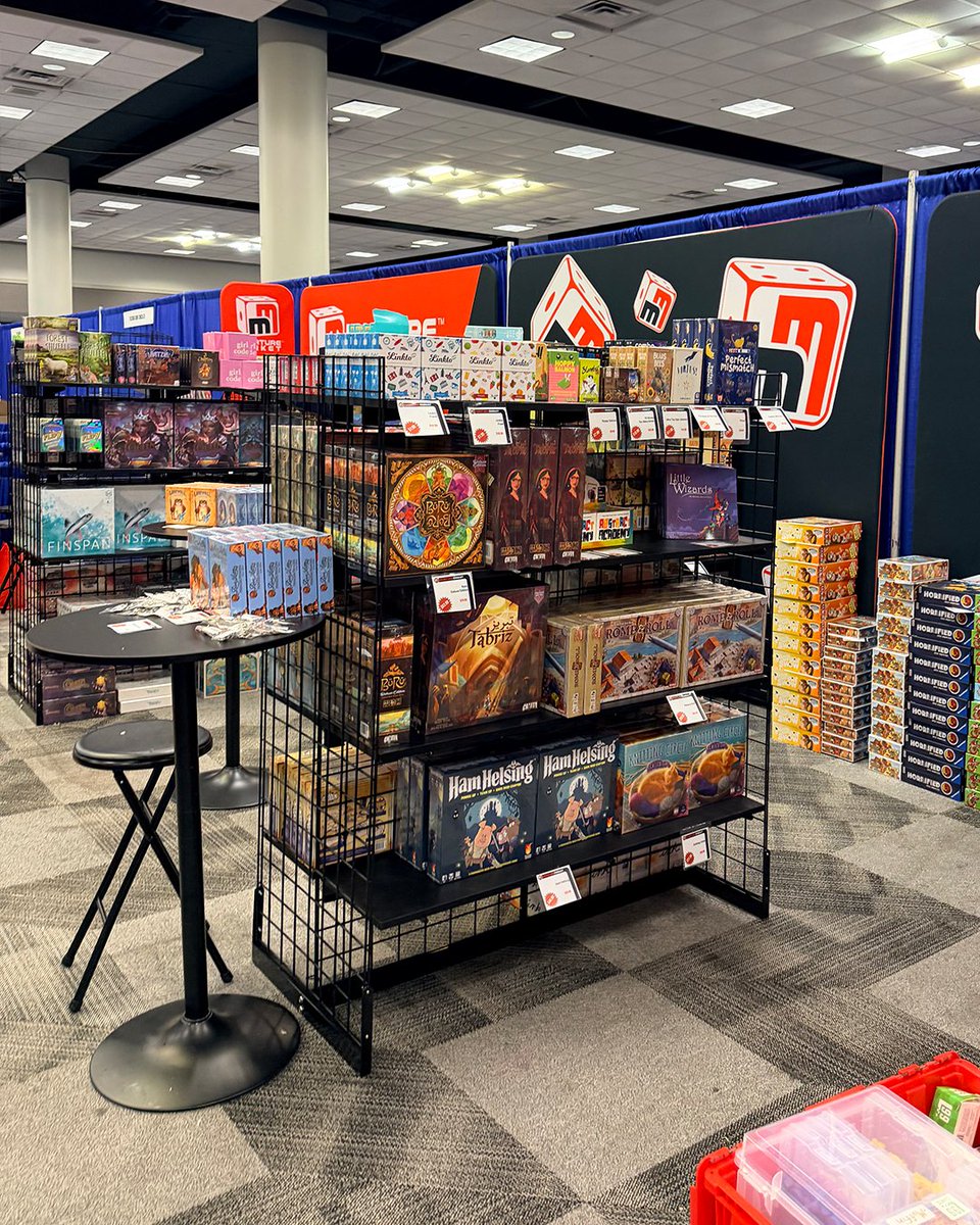 MiniMartTalk's tweet photo. We are ready at BGG Con!
The booth is set, the games are stacked, and we are excited to see you!
Come visit us at booth 203!
#BGG #BGGCon https://t.co/3CZ8F02It8