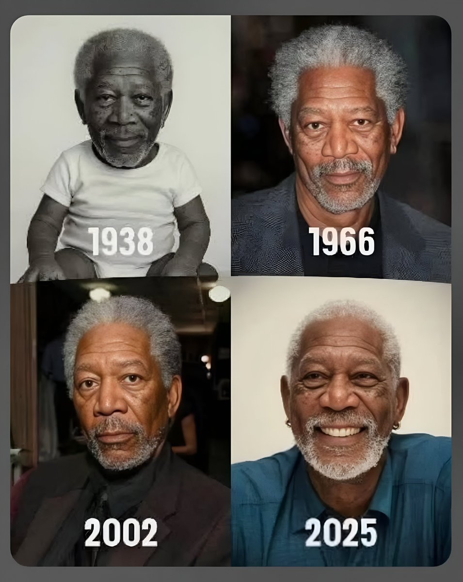 mohitkumarbhai's tweet image. Morgan Freeman age like wine