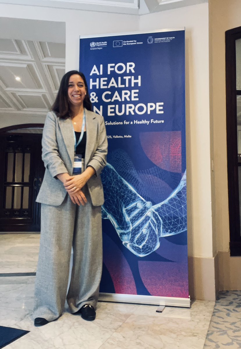 ana_luisa_neves's tweet image. This week, the  high-level meeting “AI for Health and Care in Europe: Practical  Solutions for a Healthy Future” took place in Valletta, co-hosted by the @WHO  Regional Office for Europe and the Government of Malta (1/2) @ImperialSPH @Imperial_PCPH @Imperial_GDHU