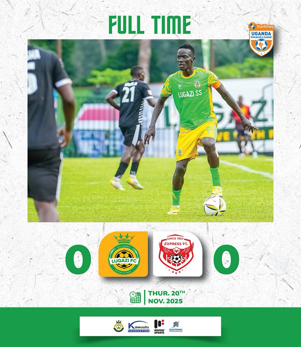 LugaziFC's tweet image. Another point earned! 

#TheLeaders
#UshindiNiWetu
#LUGEXP