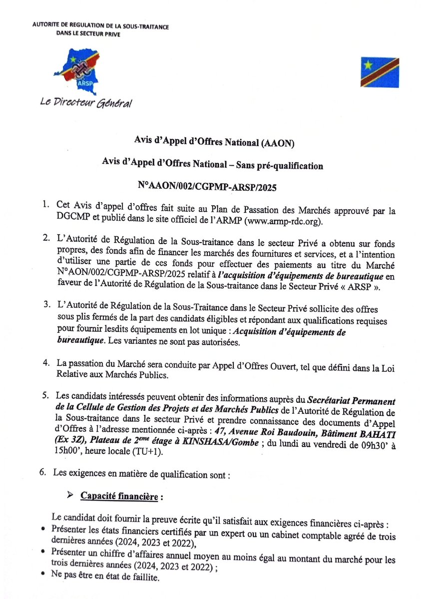 ARSP - RDC tweet media