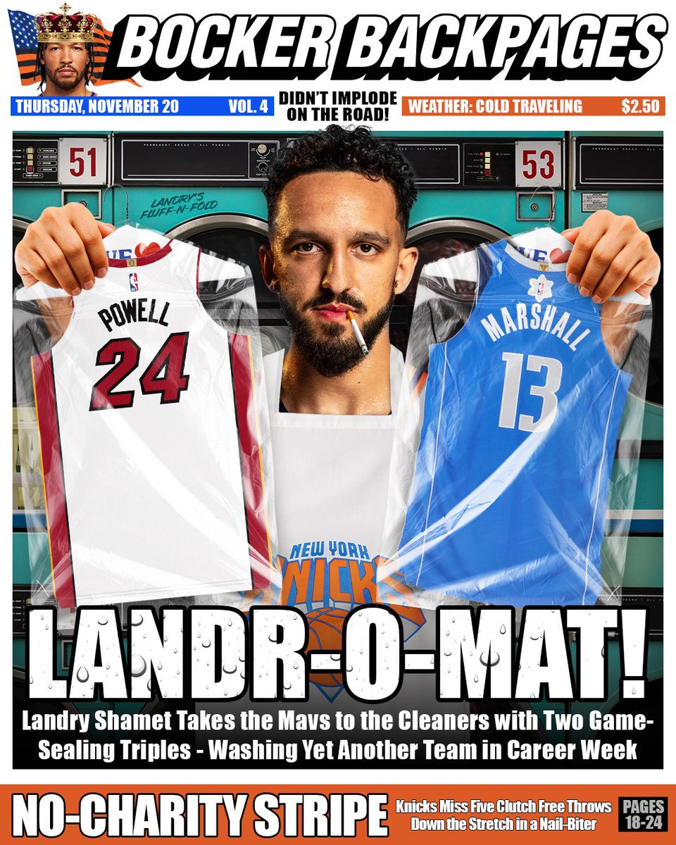 BockerBackpages's tweet image. Today’s 📰: LANDR-O-MAT!