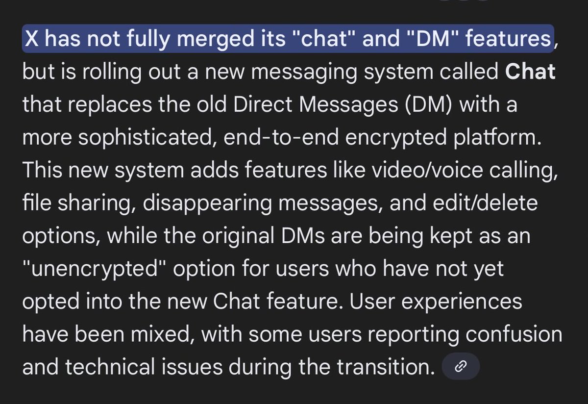 itzmeCitrus's tweet image. Dei musk.. enada panivachirka chat option um DM um difference eh ilama poiduchu.. DM panna notification eh varalanu solranga.. Pilot system run la en account ku tan update varanuma🤧 E2E encryption ok but dm layout sucks 👎🏻