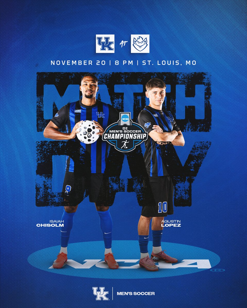 The road to Cary begins in the STL‼️🛣️

🆚 Saint Louis
📍 St. Louis, Mo.
🏟️ Hermann Stadium
⏰ 8 p.m. ET
📊 tinyurl.com/3v9tfjm8
📺 tinyurl.com/srn9x3hd

#WeAreUK | #GBED