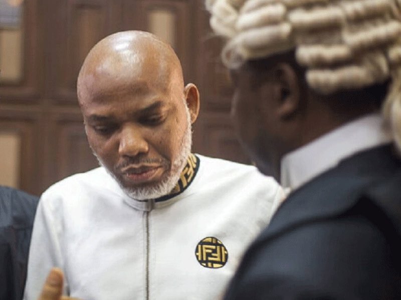 Imranmuhdz's tweet image. BREAKING: Federal High Court Sentences Nnamdi Kanu to Life Imprisonment Over Terrorism.