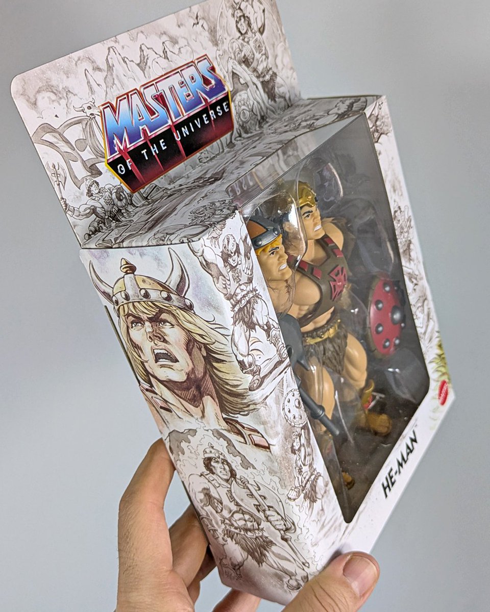 JaviMutante's tweet photo. ⚠️¡ATENCIÓN MUTANTADA!⚠️ Ya tenemos por la web al Hombre Más Poderoso Del Universo. La figura de He-Man versión #MarkTaylor dentro de la línea #Sketchbookseries. Está basado en los primeros artes ochenteros realizados por Mark de este icónico personaje😍. #Mattel #mutantoys https://t.co/jpDSOMXTUV