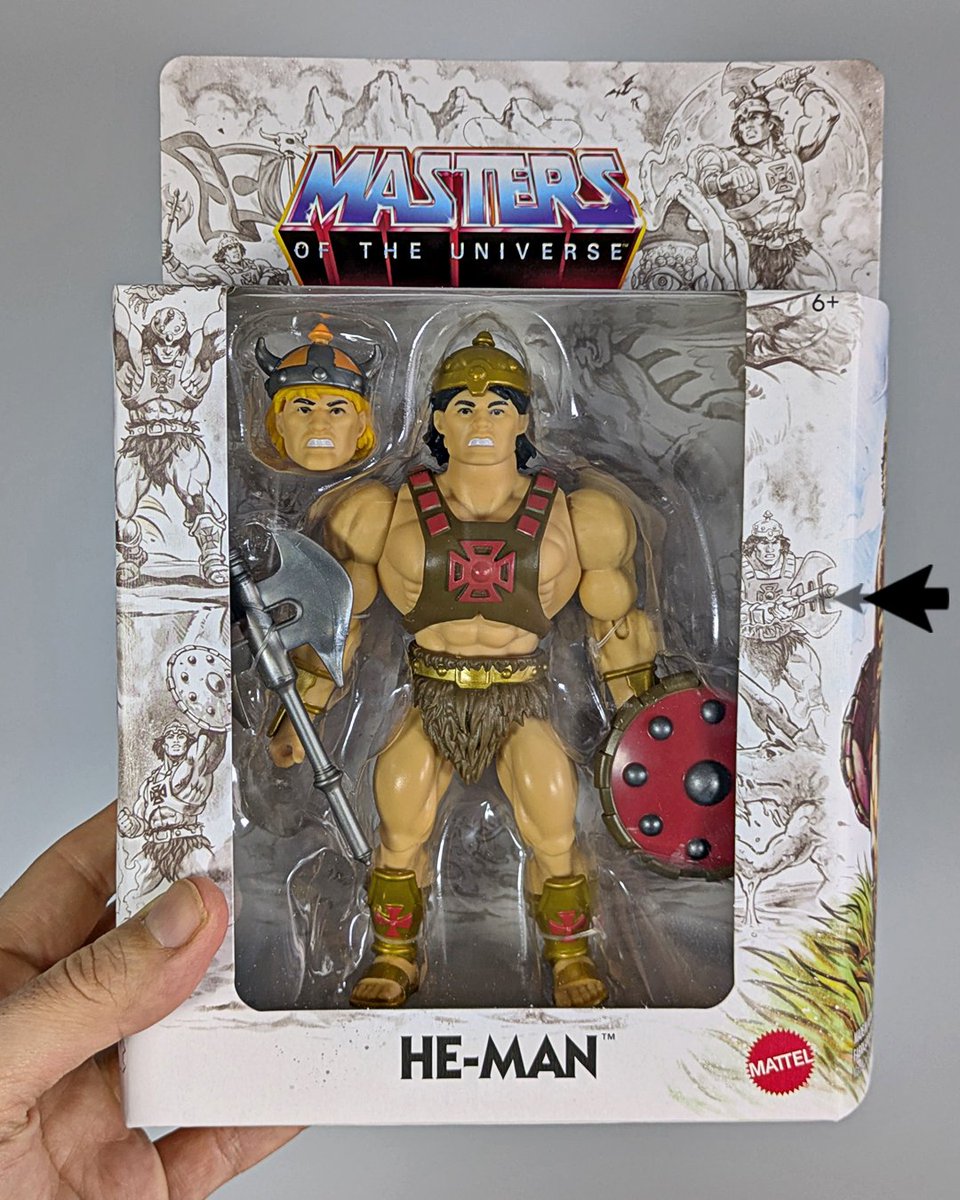 JaviMutante's tweet photo. ⚠️¡ATENCIÓN MUTANTADA!⚠️ Ya tenemos por la web al Hombre Más Poderoso Del Universo. La figura de He-Man versión #MarkTaylor dentro de la línea #Sketchbookseries. Está basado en los primeros artes ochenteros realizados por Mark de este icónico personaje😍. #Mattel #mutantoys https://t.co/jpDSOMXTUV