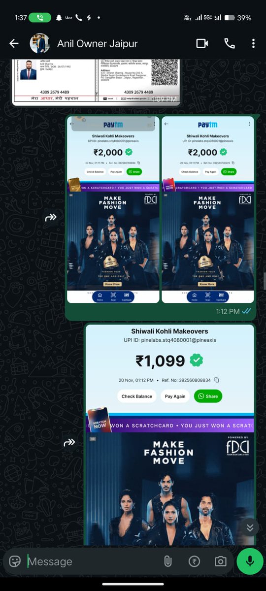 RevatiBhatt2's tweet photo. You will definitely losing your genuine customers because of all these scammers block this kind of users and help me to get my refund https://t.co/FK6n3O52BJ