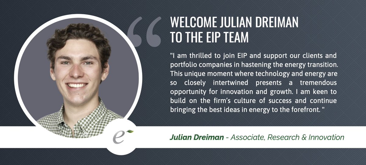 EnergyImpact_'s tweet image. 🚀New Team Member Alert! Excited to welcome Julian Dreiman as our new Research &amp;amp; Innovation Associate, focusing on all things AI. He will be helping us explore new tech and spark fresh ideas. Great to have you on the team, Julian! #NewHire #Innovation