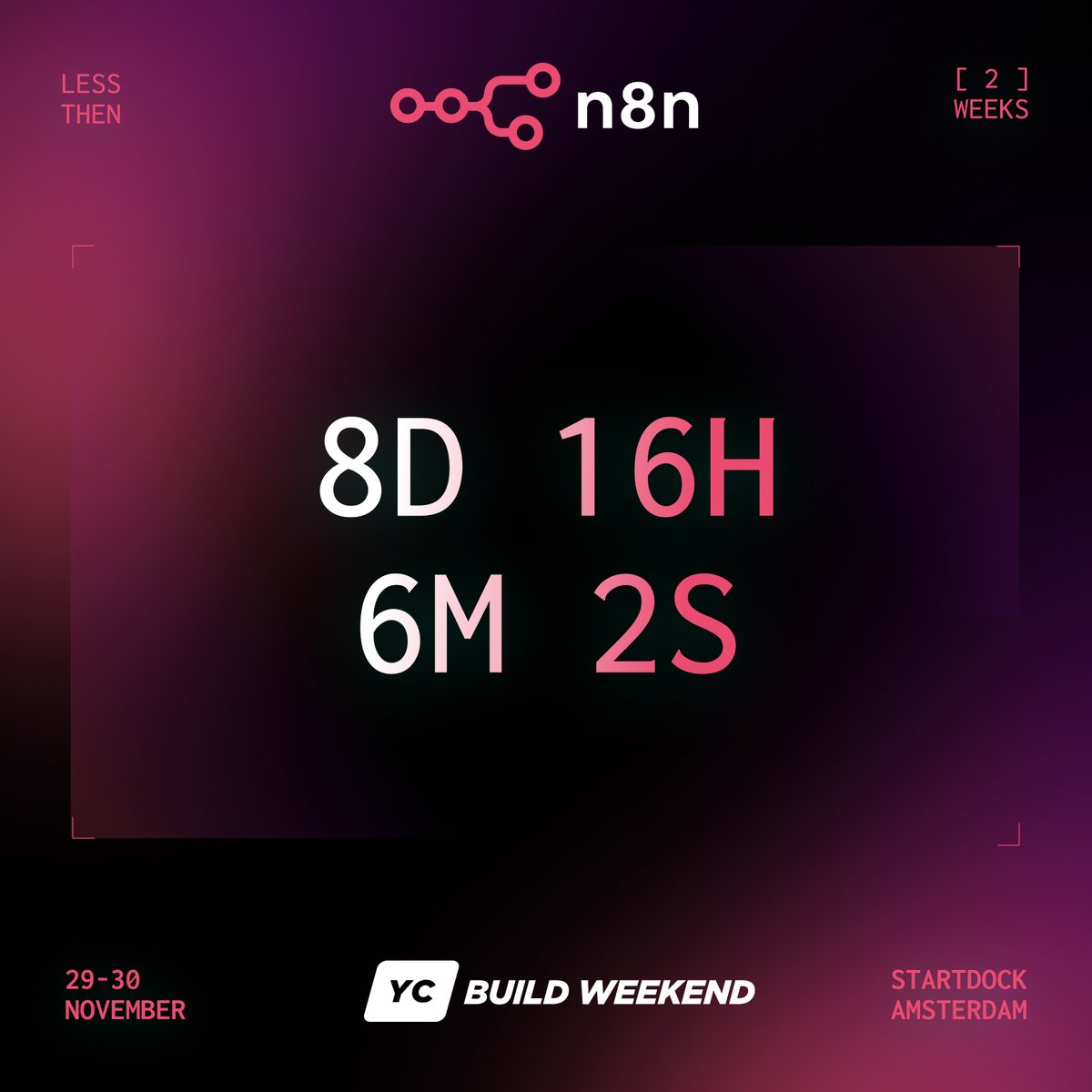 young_creators's tweet image. We&apos;re dropping 50k in prize value during our upcoming Build Weekend, and beyond excited for what is going to happen in 8 days 🚀