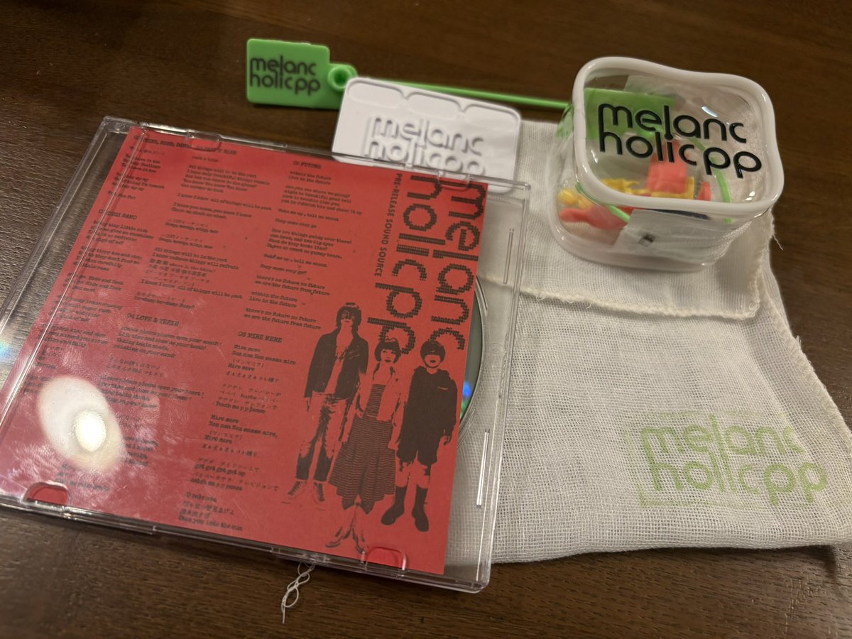 一年ぶりに見るメランコリックPPのライブでは待望のCDが買えた