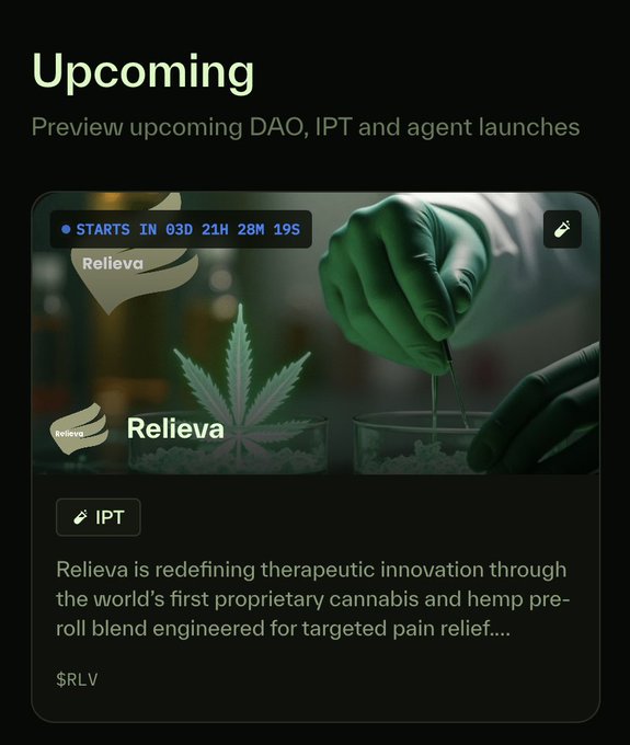 BioProtocol_IDN's tweet image. 🔥Update Ignition Sales🔥

Ignition Sale kedua di Bio Season 2 akan diluncurkan pada hari Senin Besok

Proyek: $RLV oleh @newleaf_finance

Tanggal: Senin, 24 November 2025

Berfokus pada formulasi obat pereda nyeri berbasis cannabis/ganja dan rami yang diformulasikan untuk pereda…