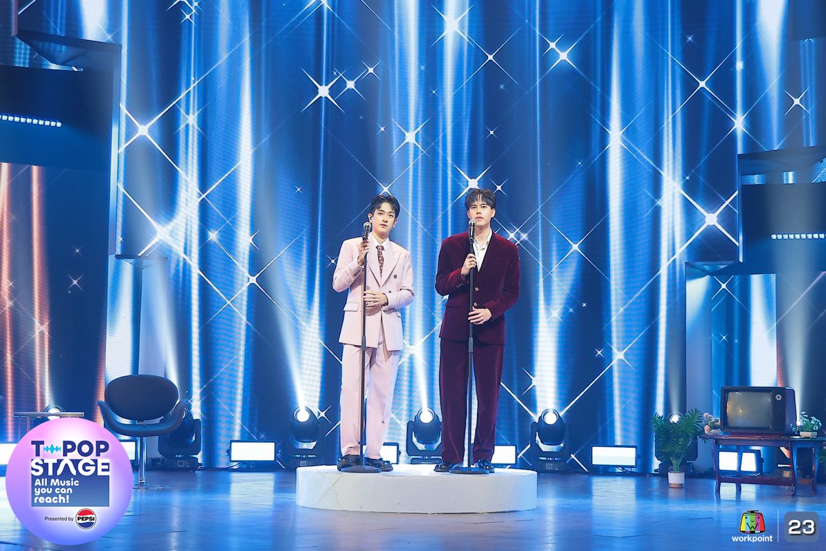 StageTpop's tweet image. T-POP Stage presented by PEPSI 🤟
เพลง  เคยคุ้น (Then And Now) 
ศิลปิน BBRACE

All Music you can reach!
#TpopStagepresentedbyPEPSIweek46 / 2025
#TpopStagepresentedbyPEPSI ทุกวันพฤหัสบดี เวลา 21.45 น. ทางช่องเวิร์คพอยท์ 23 #WorkPoint23 #workpoint #TPOP