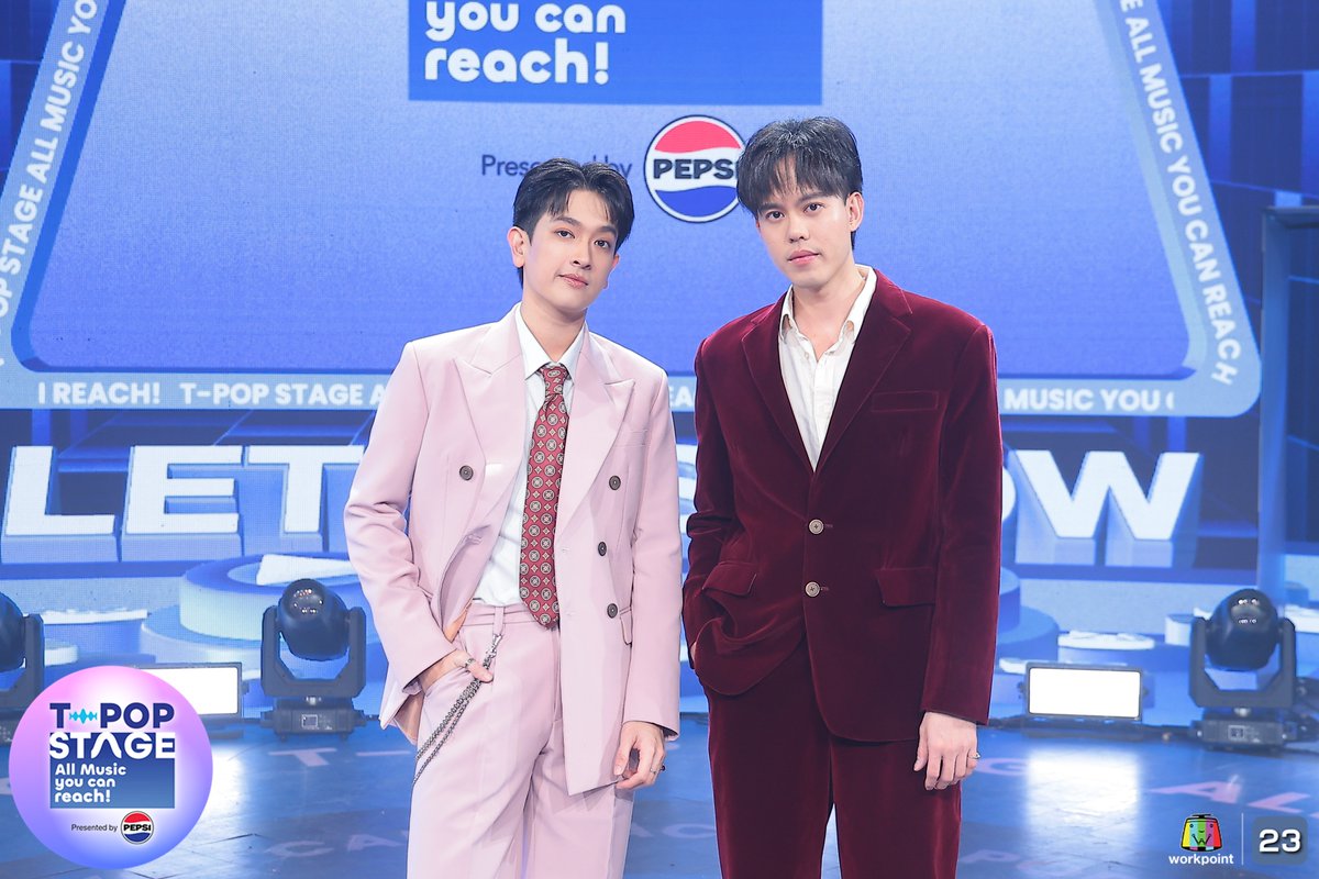 StageTpop's tweet image. T-POP Stage presented by PEPSI 🤟
เพลง  เคยคุ้น (Then And Now) 
ศิลปิน BBRACE

All Music you can reach!
#TpopStagepresentedbyPEPSIweek46 / 2025
#TpopStagepresentedbyPEPSI ทุกวันพฤหัสบดี เวลา 21.45 น. ทางช่องเวิร์คพอยท์ 23 #WorkPoint23 #workpoint #TPOP