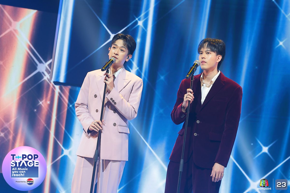 StageTpop's tweet image. T-POP Stage presented by PEPSI 🤟
เพลง  เคยคุ้น (Then And Now) 
ศิลปิน BBRACE

All Music you can reach!
#TpopStagepresentedbyPEPSIweek46 / 2025
#TpopStagepresentedbyPEPSI ทุกวันพฤหัสบดี เวลา 21.45 น. ทางช่องเวิร์คพอยท์ 23 #WorkPoint23 #workpoint #TPOP