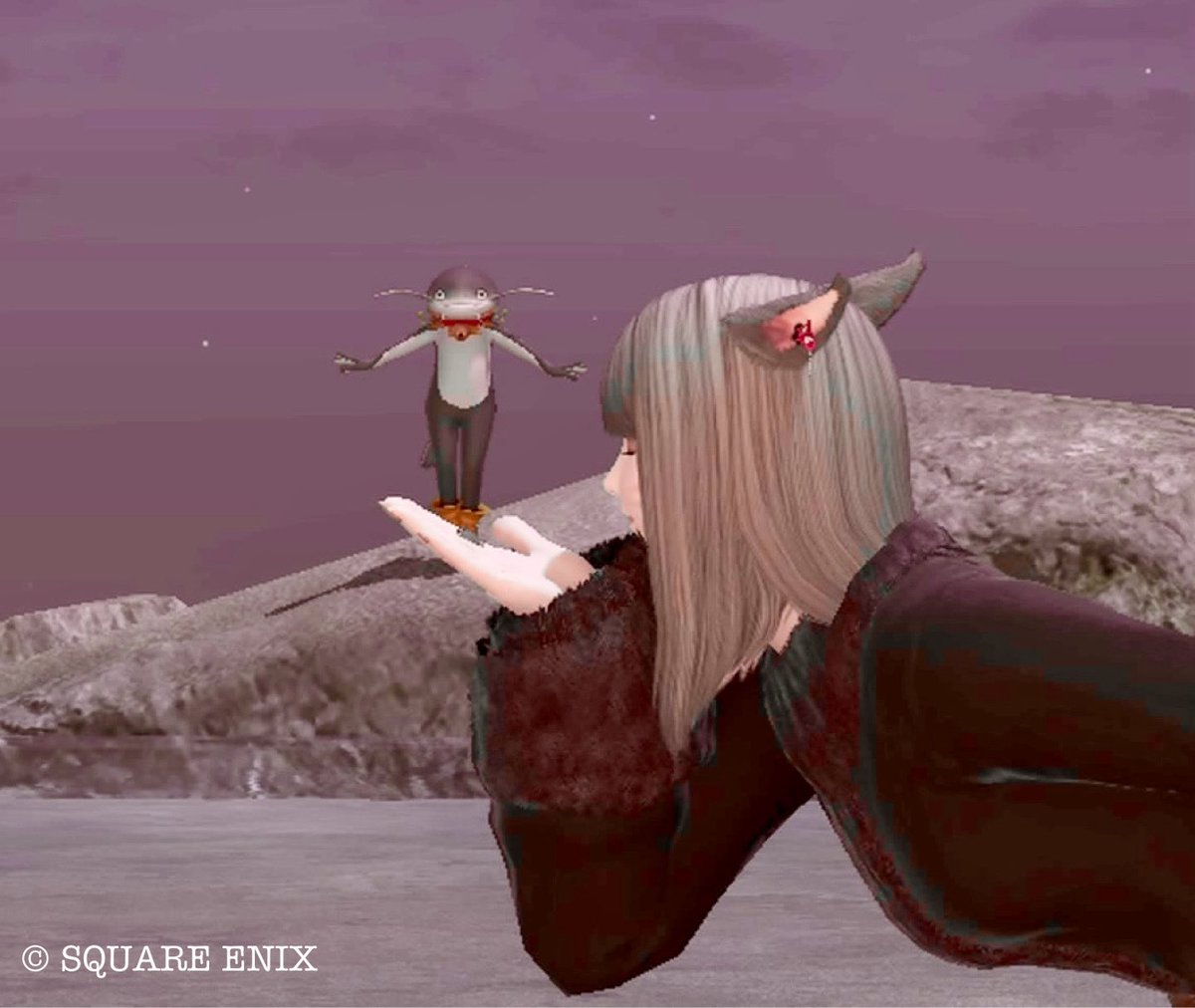 Yuさんの真似してみたく相方氏と頑張ってみたけど、むずっ！！
だんだん、ナマズオがどうやったら可愛く見えるかを追求し始めてたww