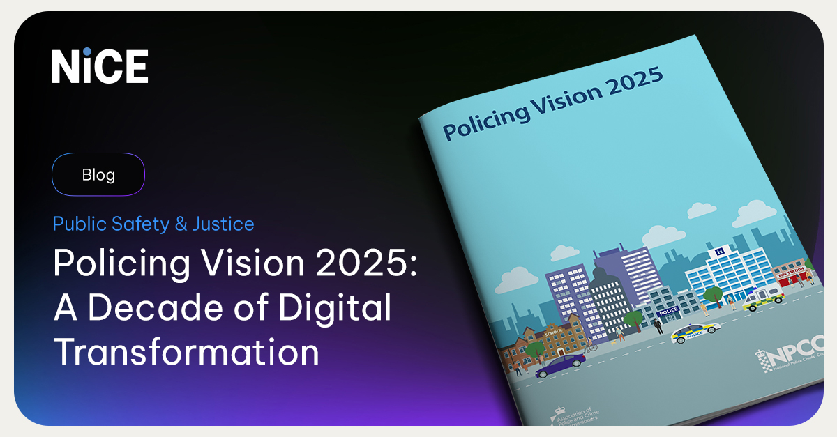 NICE_PublicSafe's tweet image. 🚔 A decade of digital transformation in UK #policing! #PolicingVision2025 has reshaped #digitalevidence management, #AI workflows &amp;amp; public service. Curious how? Read the full story 👉 tinyurl.com/4kc6e6ef