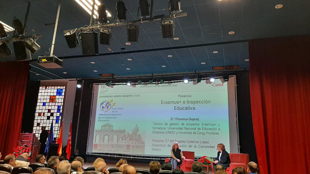 adide_clm's tweet image. ADIDE-CLM abordando cómo puede afrontar la Inspección de Educación los programas Erasmus+ en las Jornadas #ADIDEMadrid2025