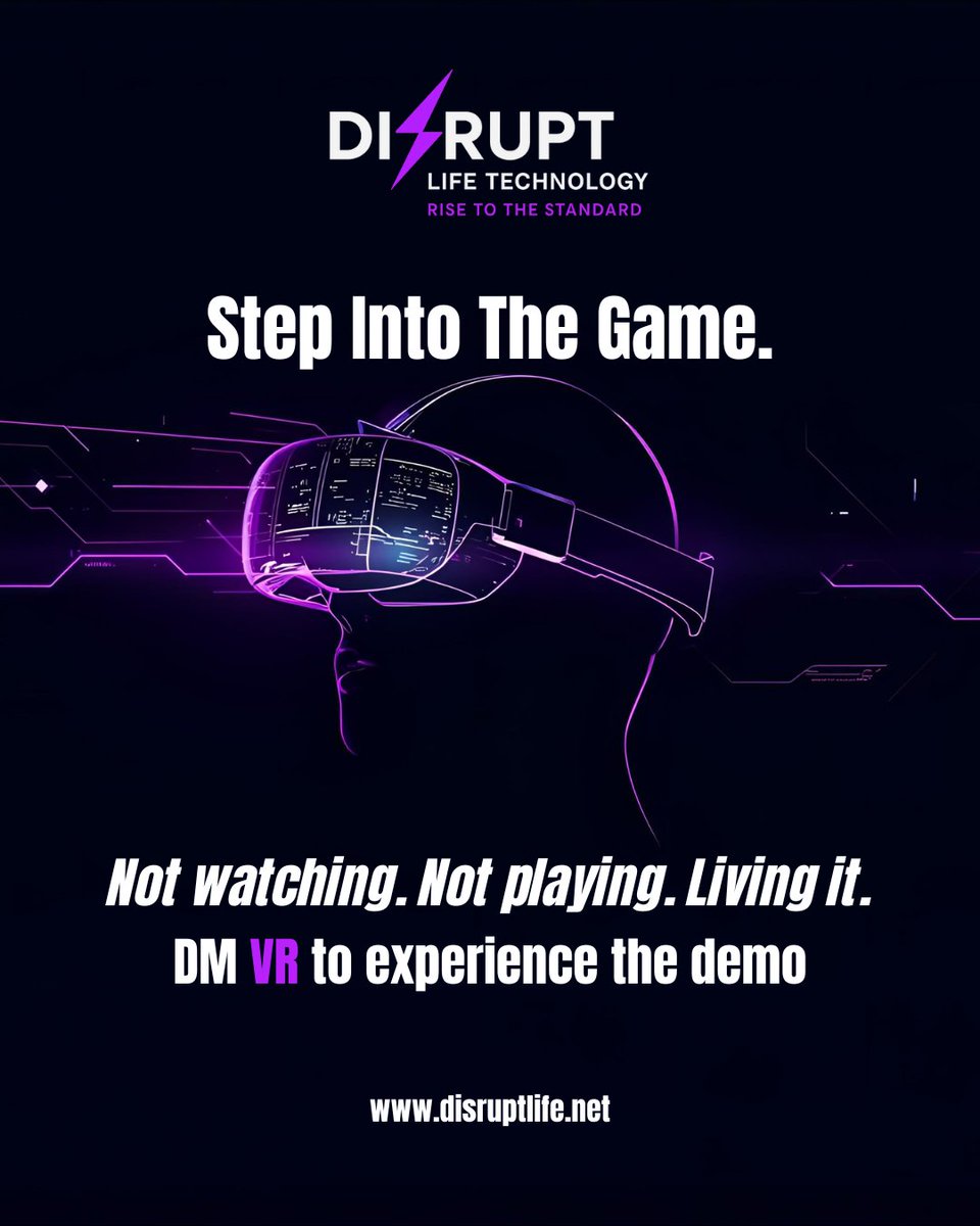 disruptlifetech's tweet image. 🎮 Step inside the future — not just a screen.
Gaming you live, not just play. 🌀
Every move, sound &amp;amp; hit feels real.

📩 DM “VR” to experience the demo.

@disruptlifetech | disruptlife.net
.
.
.
#Disrupt #InnovatorsUnite #TechGameChanger #DisruptiveInnovation