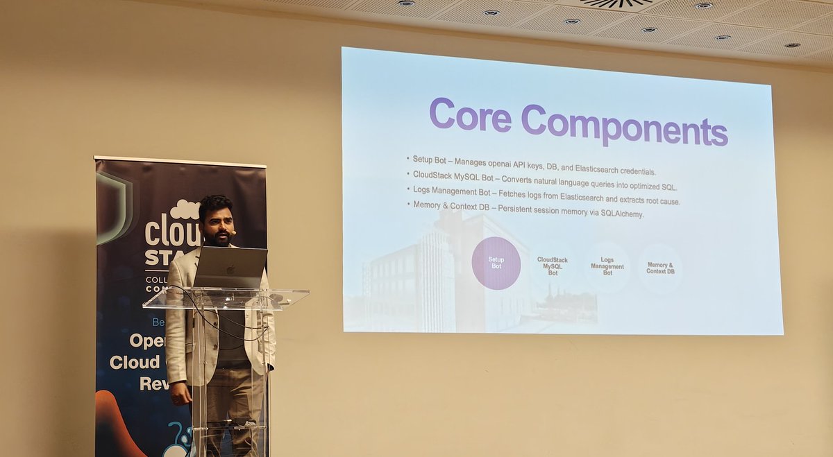 Great example of AI enhancing CloudStack workflows and troubleshooting in the session by Vivek from <a href="/YottaInfra/">Yotta Data Services Private Limited</a> 

#CloudStackCollab