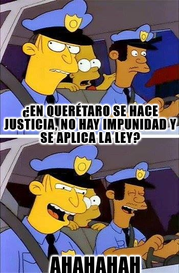 Dice el alcalde TEMU, FeliFlor:
"En #Querétaro se hace justicia, no hay impunidad y se aplica la ley"
