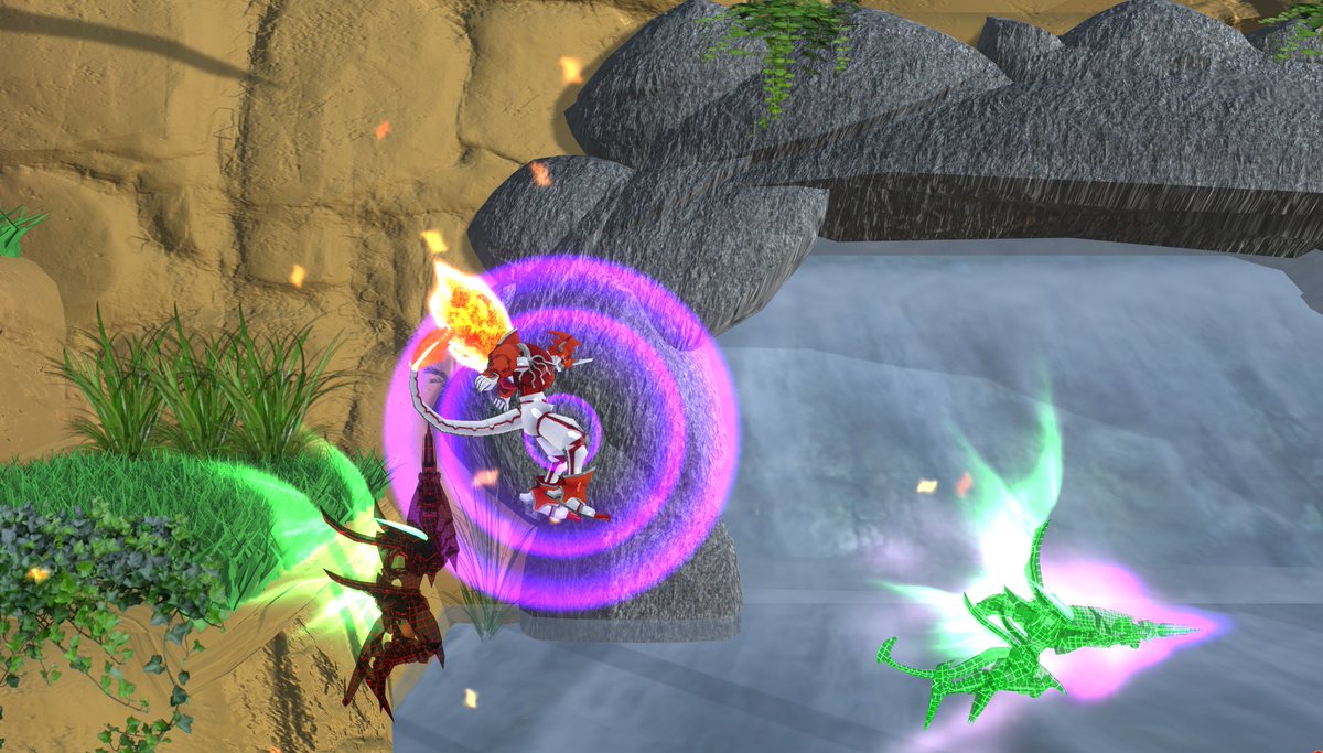 DRA_Remake's tweet image. Survival is a game mode where you try to last as long as you can against waves of foes. Starting on easy difficulty, going up a difficulty every ten waves. If you manage to beat the boss on wave thirty, you get a special survival skin! What is your record?

#projectdigimon