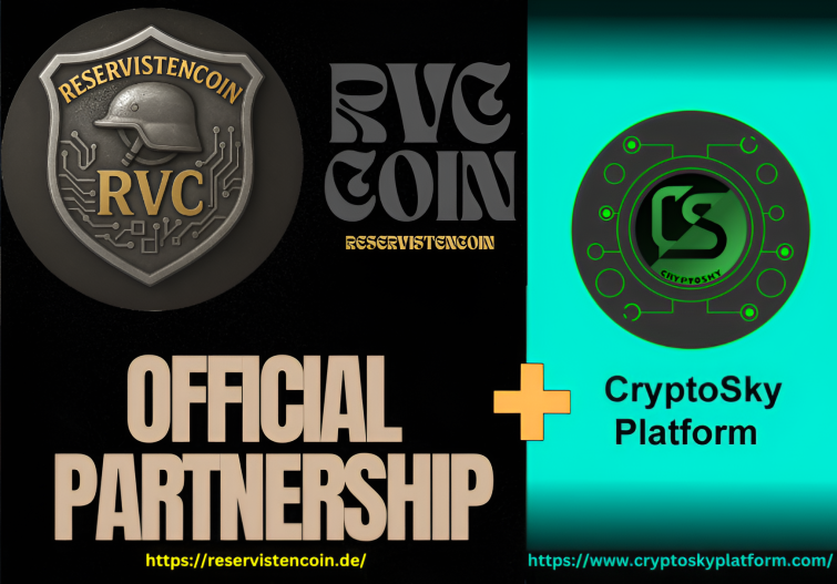 CryptoSky's tweet image. We are pleased to formally announce that @Reservistencoin  RVC Coin has established an official partnership with CryptoSky Platform.This strategic collaboration marks a significant milestone for both entities. We encourage our community to explore the opportunities presented by…