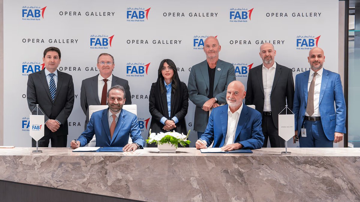 OperaGallery's tweet image. First Abu Dhabi Bank (FAB) @FABConnects has announced the launch of the FAB Art Platform, developed in partnership with Opera Gallery Group. The initiative aims to provide FAB clients with access to fine art as part of their wealth management strategies. The new platform offers…