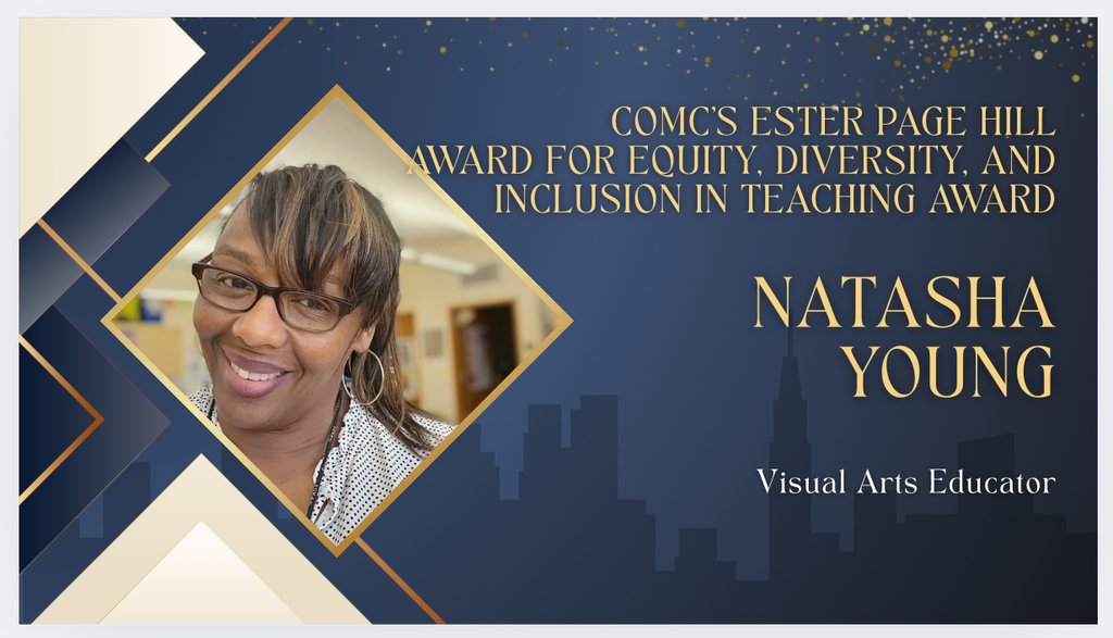 wsfcs's tweet image. Congratulations to Natasha Young, this year&apos;s recipient of the Ester Page Hill Award for Equity, Diversity, and Inclusion in Teaching from the North Carolina Art Educator&apos;s Association&apos;s Committee on Multiethnic Concerns. Way to go, Mrs. Young!

#wsfcs @Falcons_NWMS