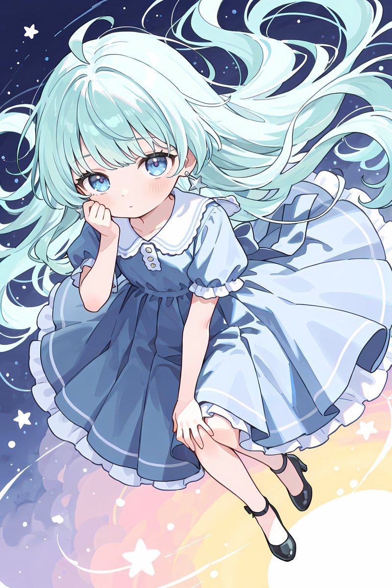 zeroban_noriba's tweet image. #夢野未羽
夜ふかしガール🌃