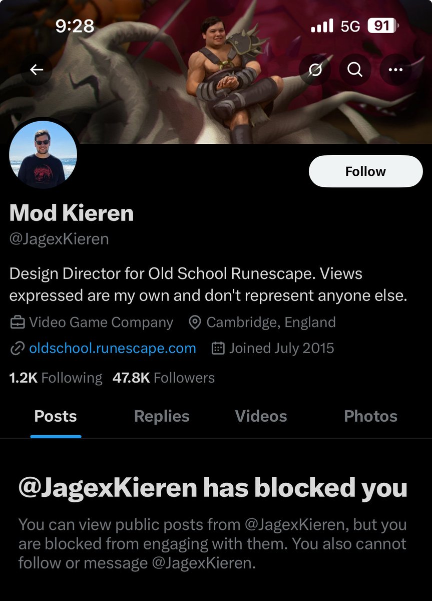 Tf did i ever do to this pussy? Lololol dont even follow him