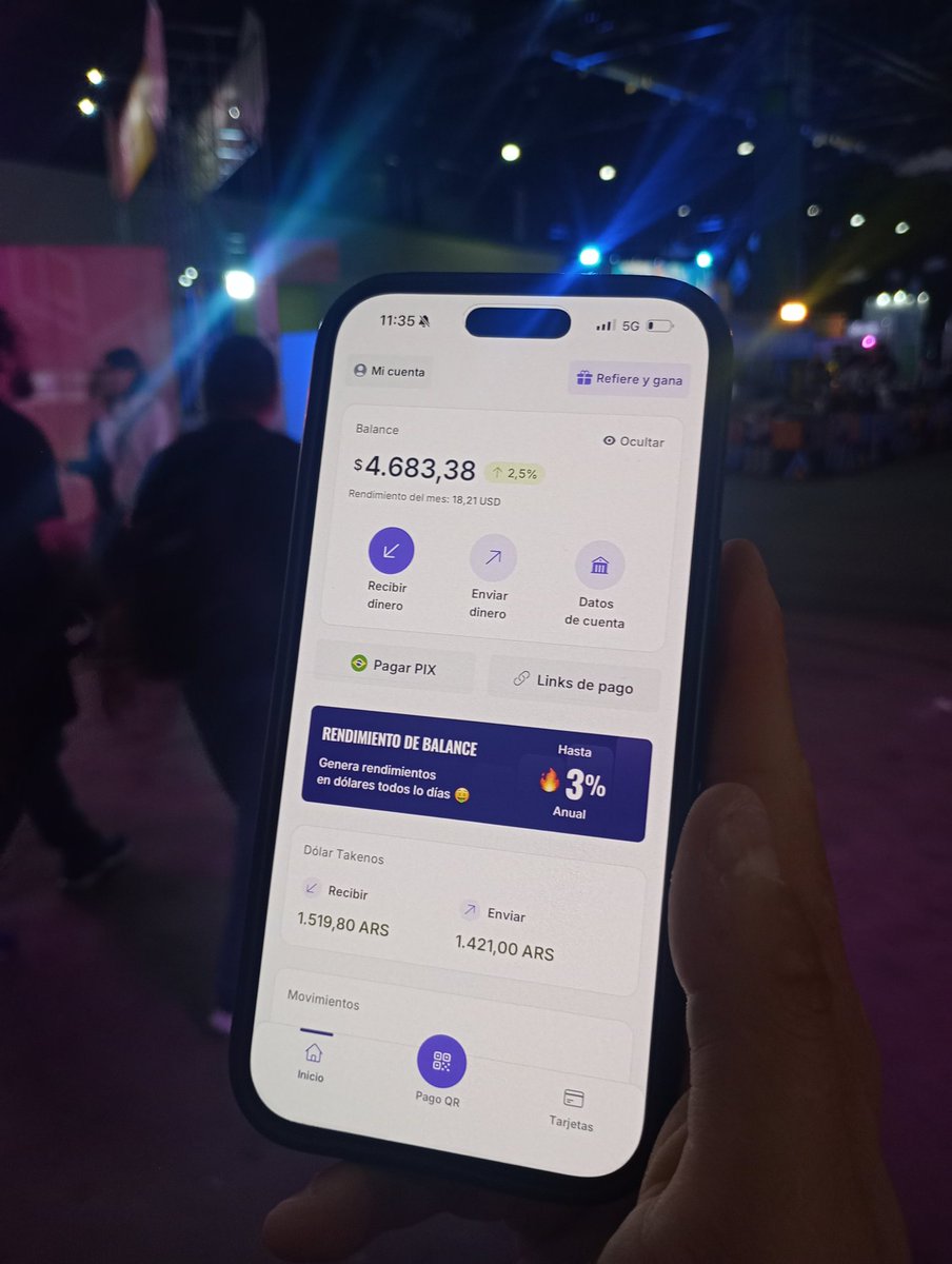 LucasCariddi's tweet image. If you&apos;re a foreigner and you&apos;re on #Devconnect, stop using your credit cards and use @TakenosApp.

You can make local payments with a discount 💸