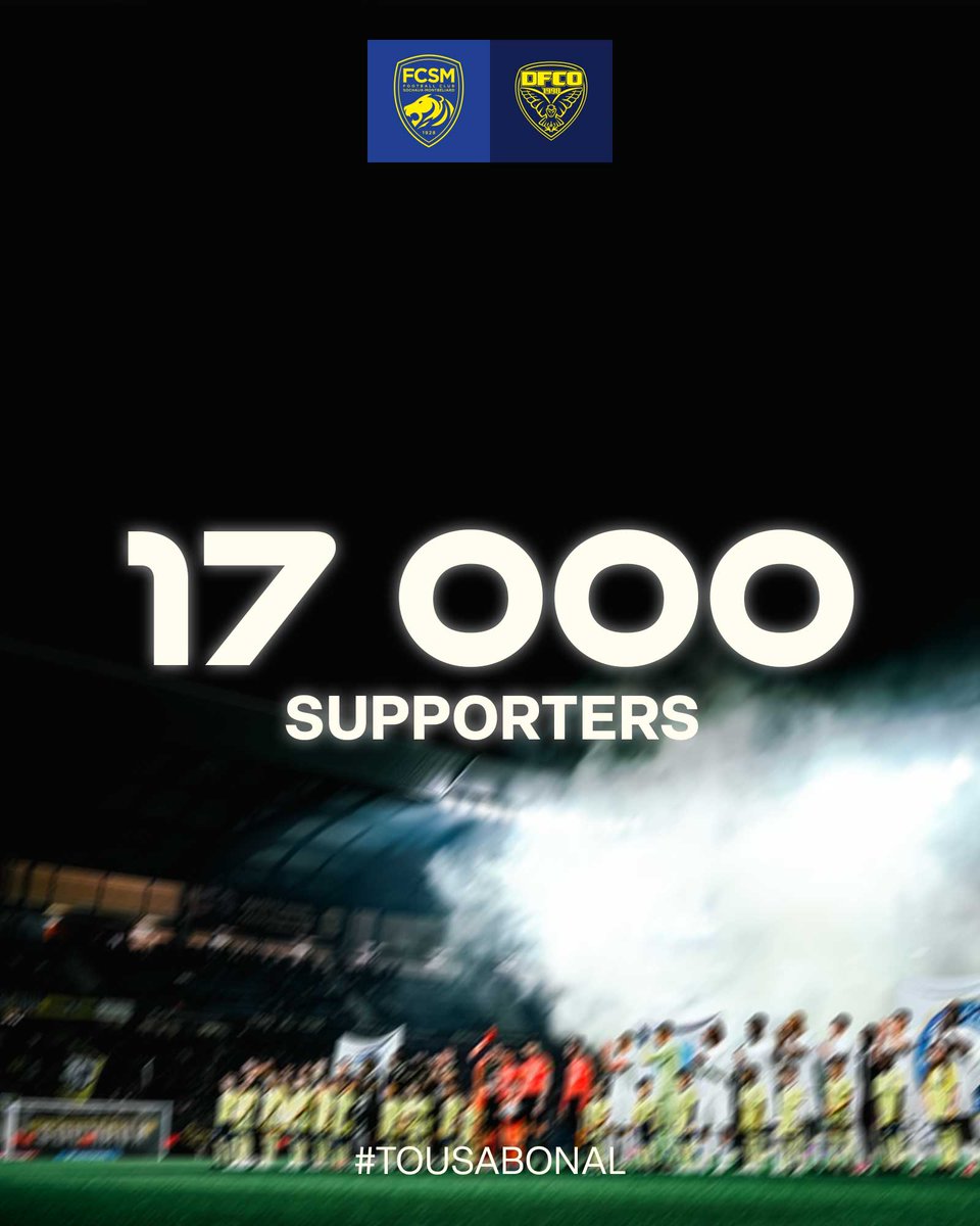 FCSM_officiel's tweet image. ⏳ J-1 avant #FCSMDFCO 🔥

Il ne reste plus qu’un peu plus de 2 000 places à vendre pour la réception du @DFCO_Officiel 🧨 Dépêchez-vous, ça part vite !

🎟️ billetterie.fcsochaux.fr