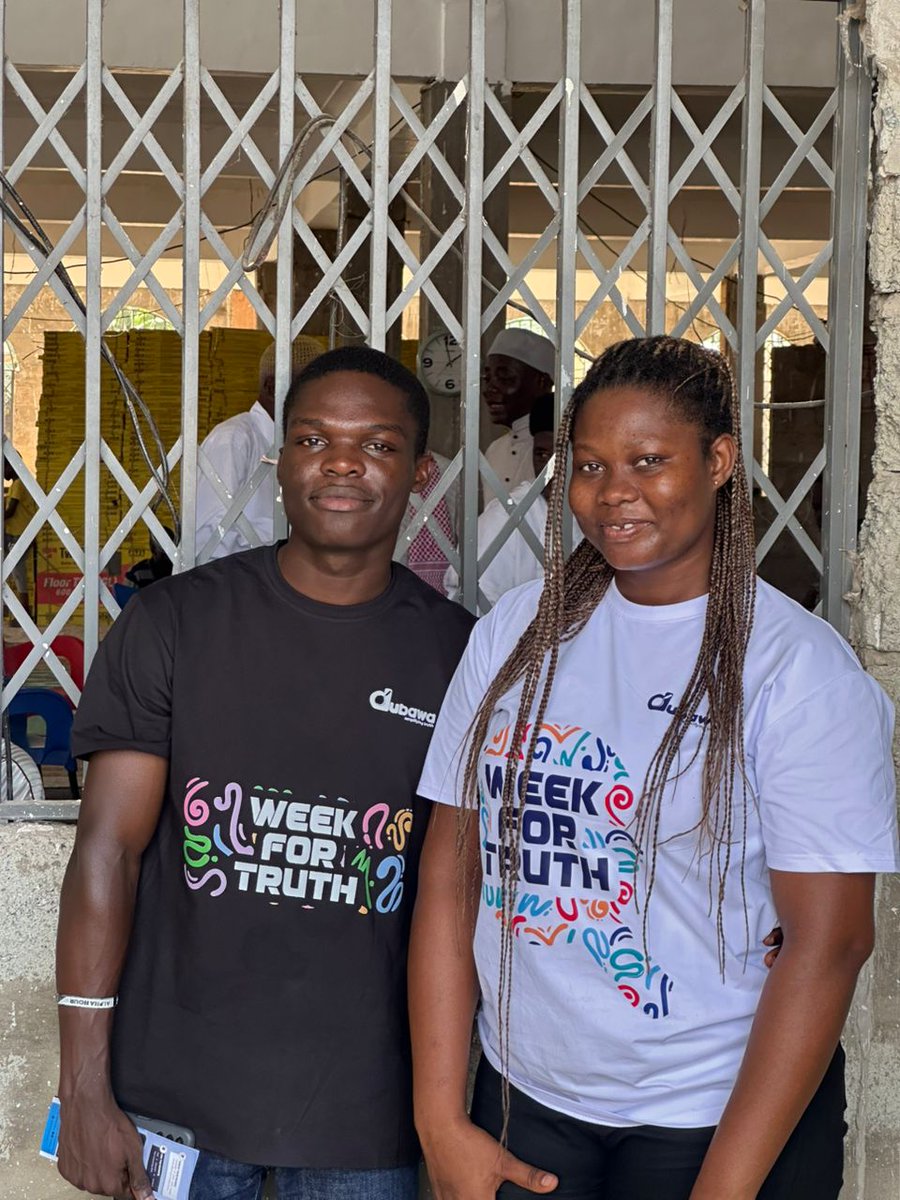 dubawaGH's tweet image. Juliana Adjei and Christian Arthur both brought the #WeekForTruth2025 message to The Central mosque in Tarkwa. Stay sharp. Stay informed.
#WeekForTruth #FactCheck