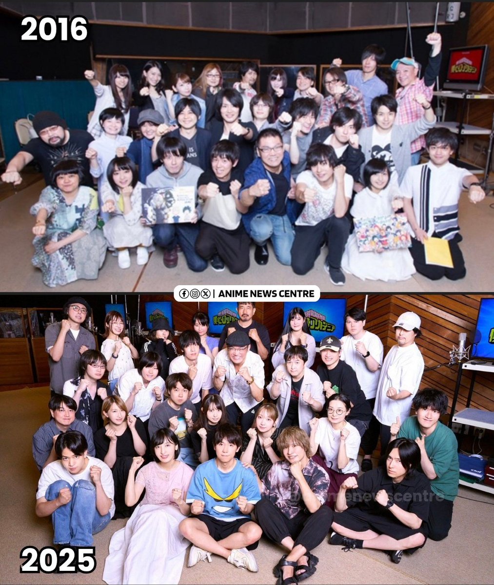 My Hero Academia’s original voice cast — then vs now 🥹