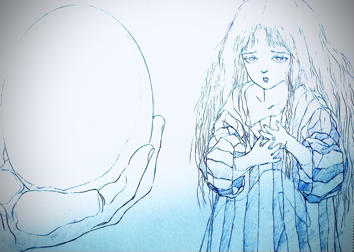 nakura26031011's tweet image. 本日より『天使のたまご4K＋ドルビーアトモス版』が全国順次公開されます。行きつけのバルト9さんでも上映される様で、とても感慨深いです(嬉し涙)。画像は当時自分が描いた原画を色調整したものです。フルカラーの画像は担当シーン本編の一コマになります。nakura