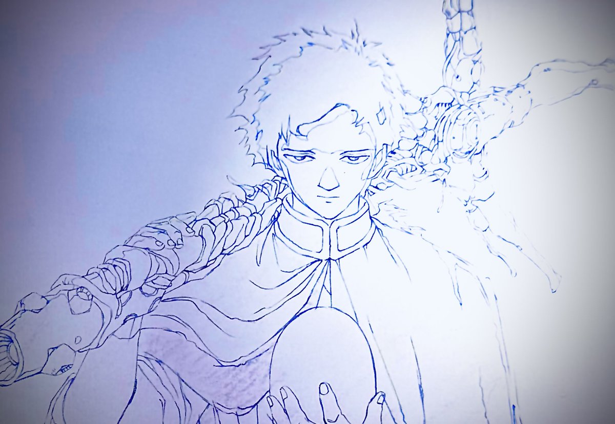 nakura26031011's tweet image. 本日より『天使のたまご4K＋ドルビーアトモス版』が全国順次公開されます。行きつけのバルト9さんでも上映される様で、とても感慨深いです(嬉し涙)。画像は当時自分が描いた原画を色調整したものです。フルカラーの画像は担当シーン本編の一コマになります。nakura