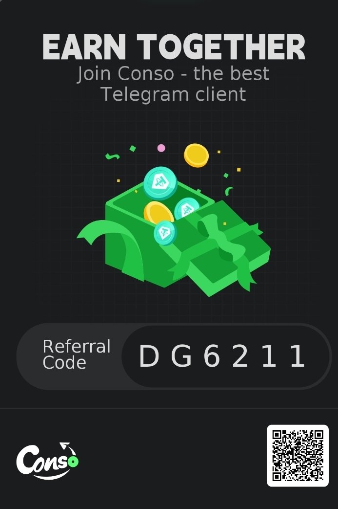 Abbanafrah's tweet image. Conso is a social DEX on TON, built with Telegram API, uniting token communication, education, and trading in one platform. Since June, it has gained 700,000+ users and 50,000+ daily actives. By merging social engagement with trading, @conso_tg advances a new Web3 narrative:…