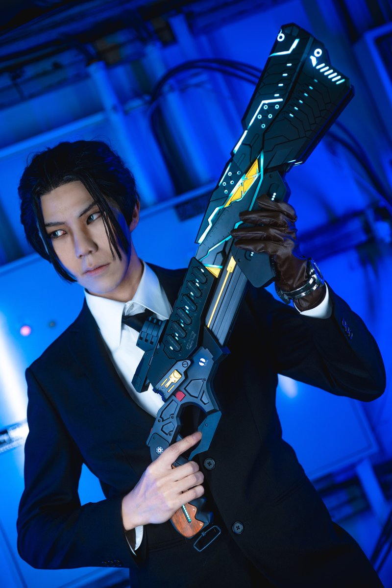 kaisar085's tweet image. 宜野座さんお誕生日おめでとうー！

強襲型ドミネーター、ドミネーターSG型作ったから、宜野座コスする機会が多くなった。
 #宜野座伸元生誕祭2025
#宜野座伸元誕生祭2025