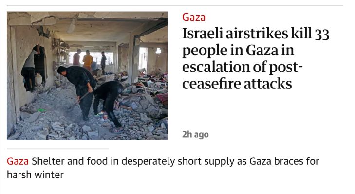 embedded_iot's tweet image. Ed must have pondered hard to come up with this headline @guardian. &quot;Post-ceasefire attacks&quot; indeed