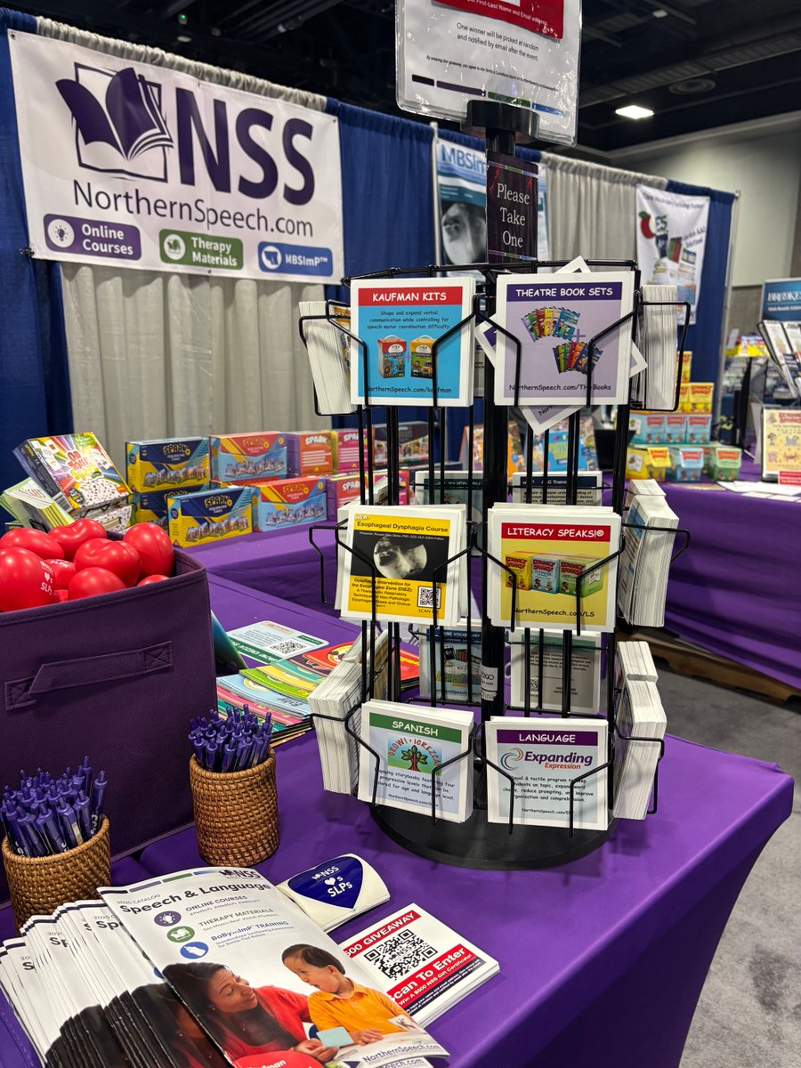 NorthernSpeech's tweet image. Today is the Day!!  Welcome to ASHA2025!  
We look forward to seeing each of you as you grab your Gift Bag 🛍️. (limited quantity available). Also, enter to win a $500 NSS Gift Certificate.  ⏩ asha25.mapyourshow.com/8_0/floorplan/…
#ASHA2025 #GiftBag #NSSGiftCertificate #EventDay #Goodies