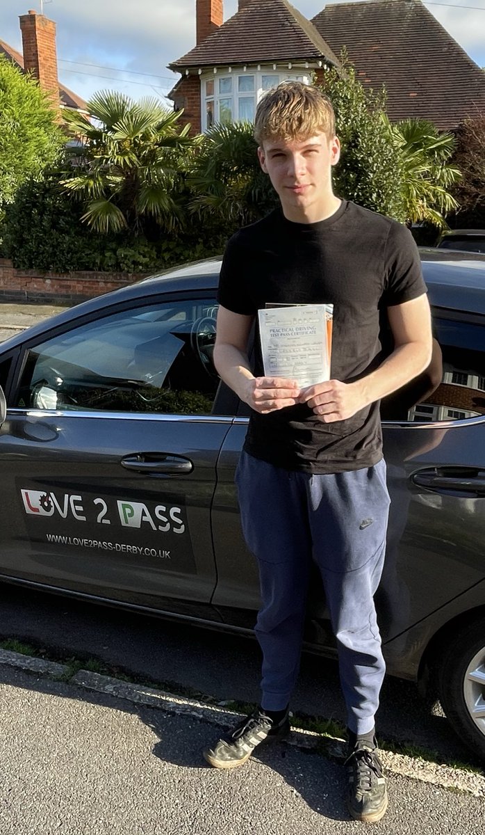 love2passderby's tweet image. Ben did a great drive on his test this morning and passed first time with two driving faults. 
love2pass-derby.co.uk