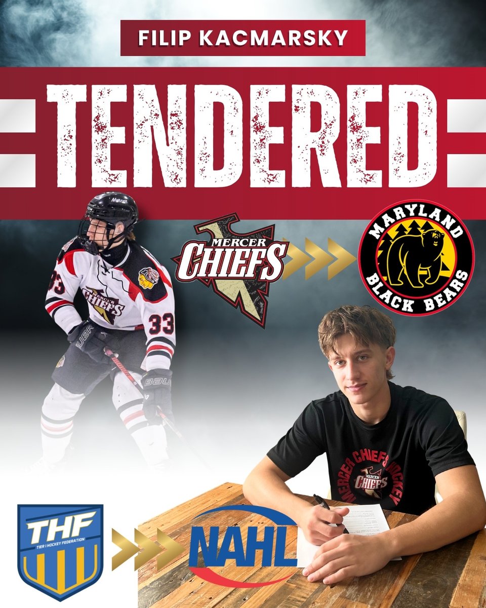 toughness, and competitiveness will translate extremely well at the next level. This is a great next step for Filip and couldn’t be happier for him and his family!" <a href="/T1HockeyFed/">T1HockeyFed</a> <a href="/_BBSG/">Black Bear Sports Group</a> <a href="/BlackBearsNAHL/">Maryland Black Bears</a>