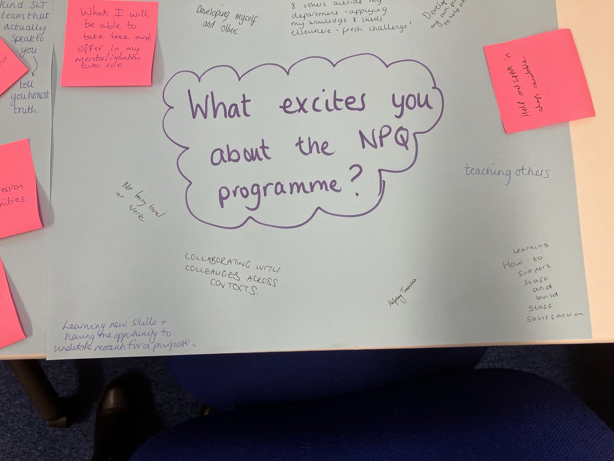 TeachingSchHub's tweet image. A warm welcome to the NPQLTD cohort! 👋

A brilliant day to collaborate, connect, and deepen thinking on effective professional development💡🤝 Here are some insights shared by participants today…

#NPQLTD #ProfessionalDevelopment @Ambition_Inst