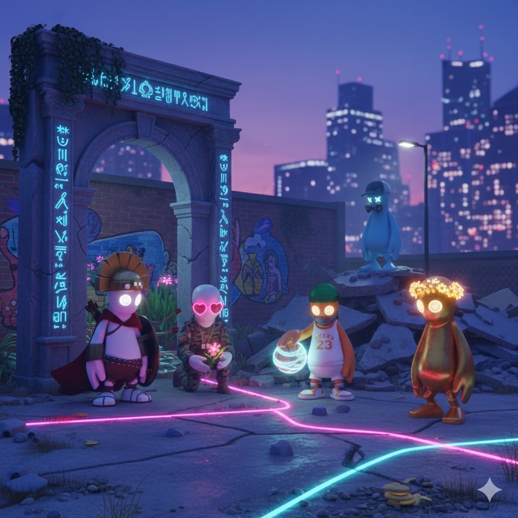 NFT_Sandy's tweet image. Five worlds, five paths, one destination. No matter how different we look or where our journeys began, the most vital connections are inevitable. Our differences make us strong; our unity makes the world whole. The Crossroads are open. Become a Geek today! @_GeeksOfficial