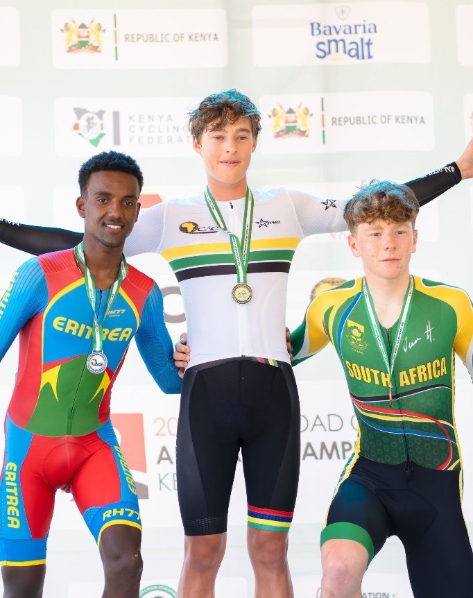 🇰🇪<a href="/cacafrican2024/">CAC AFRICAN ROAD CYCLING CHAMPIONSHIPS</a> Medal table after 1st day of championship: 

1 🇿🇦 South Africa 3x🥇 1x🥈 1x🥉
2 🇲🇺 Mauritius 1x🥇 1x🥈 1x🥉 
3 🇩🇿 Algerie 1x🥇 🥈 🥉
4 🇪🇹 Ethiopia 1x🥇 🥈 🥉
5 🇪🇷 Eritrea 🥇 3x🥈 1x🥉
6 🇷🇼 Rwanda 🥇 2x🥈 1x🥉
7 🇲🇦 Morocco 🥇 🥈 1x🥉

Great ride guys!👍👊